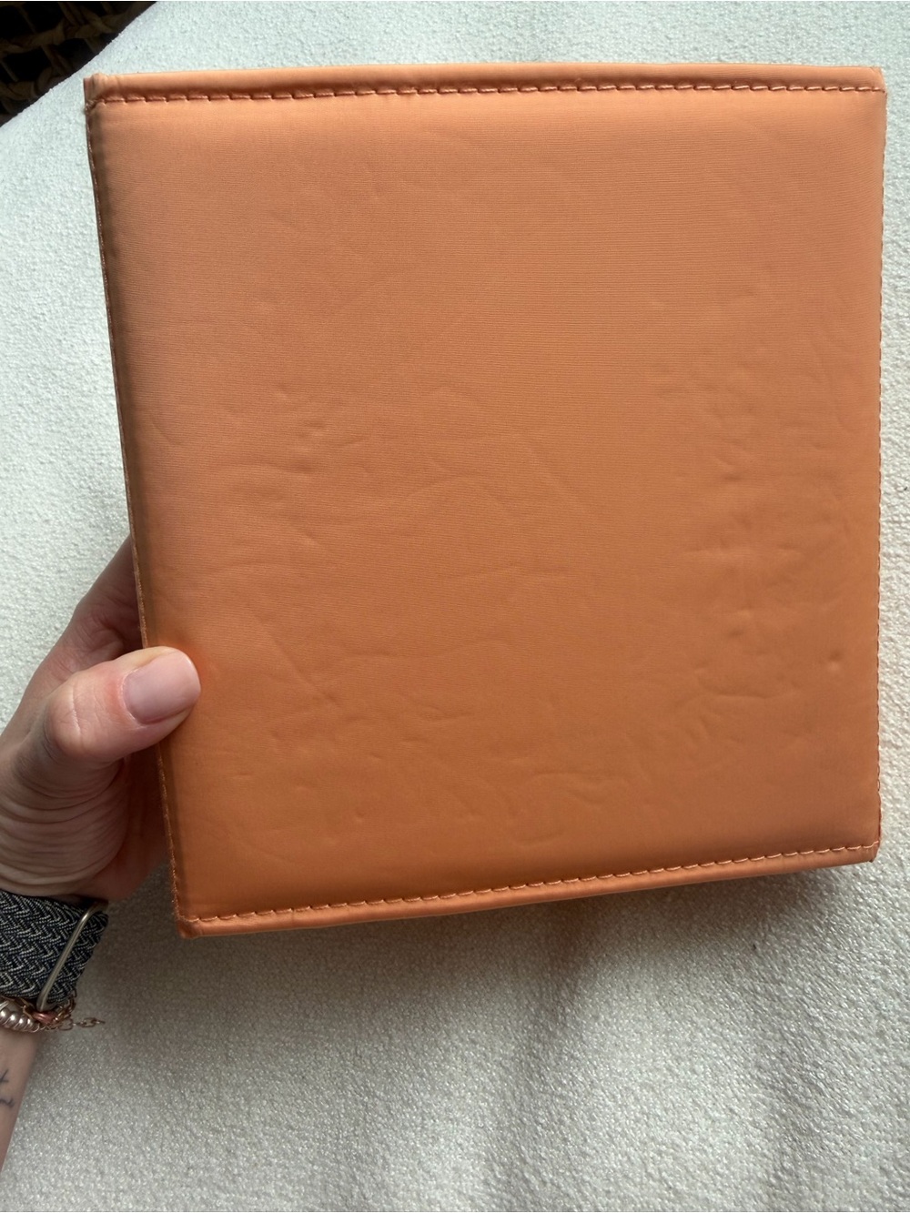 Dagne Dover Orange Foldable Sunglass Case - Picture 5 of 10